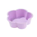 Purple flower-shaped silicone cake mold perfect for DIY home baking and easy demolding - Flower Shape (HX20260627) / Purple