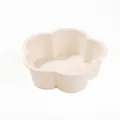 Elegant cream white flower shaped silicone baking mold for DIY cakes and breads - Flower Shape (HX20260627) / White