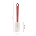 16-inch extra long silicone spatula with red heat resistant handle - 16 Inch Spatula (Red Handle)