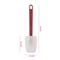 Professional 10-inch heat resistant silicone spatula with long red handle tool - 10 Inch T-Spade (Red Handle)