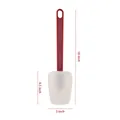 Large 16-inch silicone spatula with long red handle for baking and cream mixing - 16 Inch T-Spade (Red Handle)