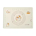 Thick silicone baking mat with cute cartoon cat pattern and precise measurement scales - 70*50cm Pastry Mat