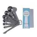 Professional 7-piece stainless steel measuring spoon set with engraved scales for baking. - 7pcs Set