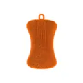 Cepillo de limpieza de PE naranja en forma de jabón con lazo para colgar cocina - Naranja