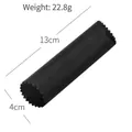 Manual black silicone garlic peeler tube with 13cm length and 4cm diameter dimensions - Peeler Only (Without Garlic Press)