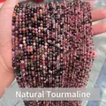Faceted natural tourmaline round beads for DIY jewelry making accessories - 2mm 180颗装 / 3a faceted natural tourmaline