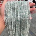 Piccole perle sfaccettate in amazzonite naturale 5A per accessori di gioielleria fai-da-te - 2mm 180 Pz/Confezione / Amazzonite naturale 5A sfaccettata