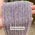 Perline tonde in ametista naturale sfaccettata da 2 mm per accessori per gioielli fai da te - 2mm circa 180 pezzi / Ametista naturale sfaccettata 1A