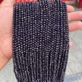 Fili di perle sfaccettate in pietra del sole blu sintetica per creazione di gioielli fai da te - 2mm circa 180 pezzi / Pietra del sole blu sintetica sfaccettata