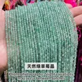 Fili di perle di quarzo fragola verde naturale sfaccettate per la creazione di gioielli fai-da-te - 2mm 180 Pz/Confezione / Quarzo fragola verde naturale sfaccettato