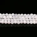 Perle di pietra di luna bianca naturale sfaccettate per progetti di gioielleria DIY - 3mm 108 Pz/Confezione / Pietra di luna bianca naturale sfaccettata