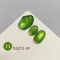 High-density green cat eye nail gel with glass-like luster, model XQ231-M - Deep Green (XQ231-M)