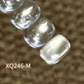 High-density cat-eye nail gel polish in light gold fine powder finish, model XQ246-M. - Light Gold Fine Powder (XQ246-M)