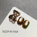 Ebony Agarwood cat eye magnetic nail gel set with high density glass beads and 3D bear - Ebony Agarwood (XQ29-M)