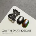 Professional high-density cat eye nail gel polish in Dark Knight black variant - Dark Knight Cat Eye (XQ17-M) / Dark Gray