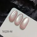 Pale pink cat eye nail gel with high-density silver magnetic shimmer effect XQ20-M. - Light Pink Cat Eye (XQ20-M) / Light Pink