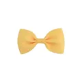 Solid yellow grosgrain ribbon bow hair clip for children and baby girls fashion accessory - Yellow (40)