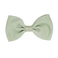 Handmade light green grosgrain ribbon bow hairpin for baby girls hair accessory - Mint Green (567)