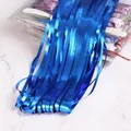 Matte blauwe franje gordijn voor feestmuurdecoratie en verjaardagsachtergronden - 1m x 3m / Blauw