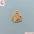 Detailed macro shot of a colorful enamel mushroom charm with intricate floral details - Forest Style Mushroom And Flower Style (G)