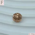 Roségoldener hohler Sternen-Charm Abstandsperle für DIY-Schmuck Armbänder 9,7*9mm - Five-pointed Star Hollow (Style F)