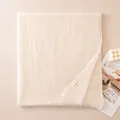 Soft cream white 100% cashmere scarf in a lightweight sheer weave for spring/autumn - 85*190cm / White
