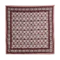 Foulard di seta retrò a fiori rosa, elegante accessorio di moda per bandana da donna - 65*65cm / Cardo Paisley Rosa