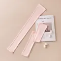 Long pink mulberry silk sun protection arm sleeves for women breathable cooling - Pink
