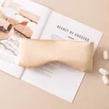 Luxurious oversized mulberry silk sleep eye mask in champagne gold for total blackout - Oversized Blackout Style / Milk Tea