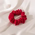 Coletero de seda de morera roja de primera calidad para un cuidado del cabello elegante - Burdeos