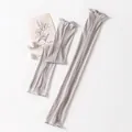 Light grey breathable silk mesh sun protection arm sleeves for summer outdoor cycling - One Size / Gray