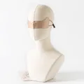 Premium champagne silk nose mask for sleeping with a comfortable adjustable strap - One Size (Adjustable) / Champagne (FHZ25D12-90132-4)