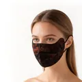 Elegant floral silk face mask featuring eye corner protection for effective sun safety - 3D Eye Corner Protection Style (FHZ25D12-90133-5)