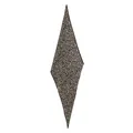 Elegant leopard print mulberry silk diamond commuter scarf with black border design - 145x45cm / Black Leopard