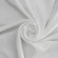 Primer plano de la textura de tela de gasa blanca suave para una blusa francesa - S / Tops / Blanco