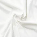 Détail de la texture douce du tissu de l'ensemble de détente blanc de style français - L / Haut et Bas / Blanc