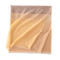 Elegant gradient lightweight long wool scarf with frayed edges in warm tones. - Jacquard Style (FHY25-7066-1) / 90*200cm / Yellow