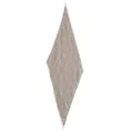 Elegant vintage leopard print diamond silk scarf necktie for hair band or handbag ribbon - 133*47cm / White Border Small Leopard Print