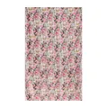 Hangzhou silk scarf with pink floral rose print for women, premium silk shawl - 176*110cm / Pink Purple Small Floral