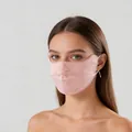 Premium pink mulberry silk sun protection mask with 3D eye corner coverage - 3D Eye Corner Protection Style (FHZ25D2-9673-6)