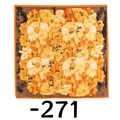 Pastoral style floral cotton linen square scarf for women in yellow and orange tones - Orange Autumn Floral (No. 271)