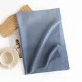 Bufanda degradada azul suave chal de invierno cálido minimalista para mujer moda - 190x65cm / Azul Degradado