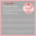 Crimson Lattice PET planner tape with glitter frosted finish and pink polka dots - Crimson Lattice / Single Roll (2cmx2m)