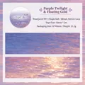 Twilight sunset sea waves waterproof PET washi tape for DIY journal decoration - Purple Sunset Gold