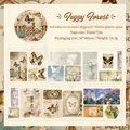 Vintage Foggy Forest butterfly stickers set for DIY scrapbooking and journal decoration - 55mm*2m / Foggy Forest