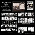 Mystic Black Cat journaling cadeauset met notitieboekje, stickers en washi-tapes - Mist Night Ashen Feather