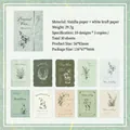 Vintage botanical themed paper sticker pack for scrapbooking and DIY journaling decoration. - Flora Weaving Poetry (Line Scenery) / 30 Sheets