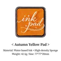 Professional autumn yellow water-based ink pad with high-density sponge for DIY scrapbooking - Autumn Yellow