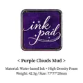 Purple water-based vintage ink pad for DIY scrapbooking and rubber stamps crafts - Purple Glow
