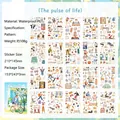 The Pulse of Life PET sticker book featuring 20 sheets of lifestyle and exercise themes - Pack of 20 / Daily Pulse